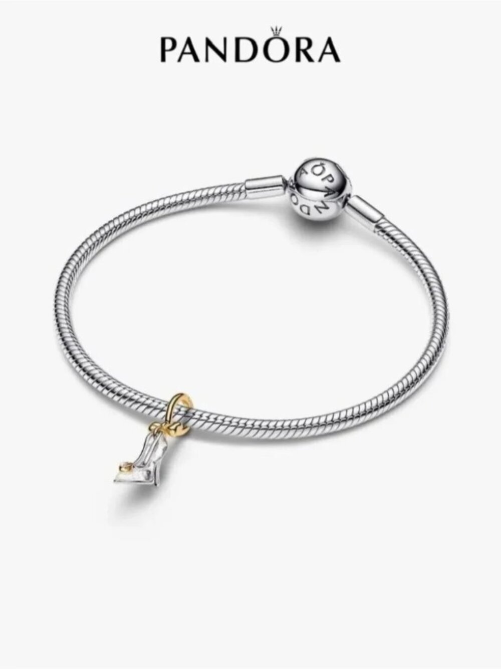 Pandora Disney Princess Cinderella Shoe Dangle Charm